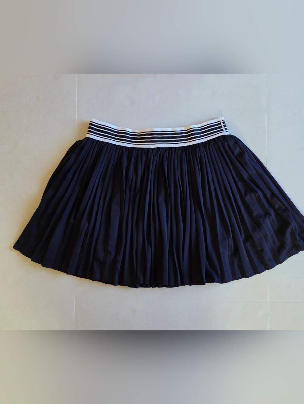 T by Talbots Navy Pleated Golf Tennis Skort S Sporty Pickleball Travel Athletic